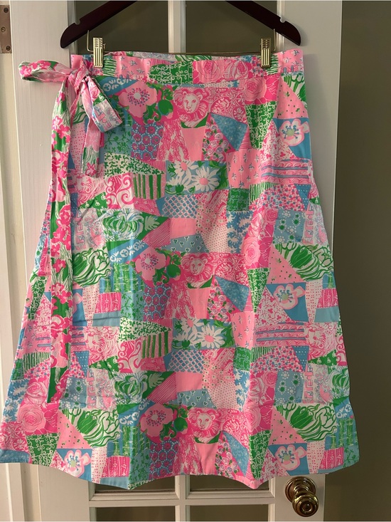 Lilly Pulitzer Dresses & Skirts - Lilly Pulitzer reversible midi wrap skirt sz. XL NWT